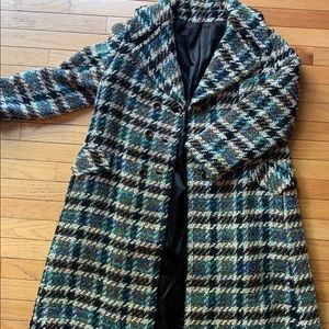 Vintage tweed pea coat